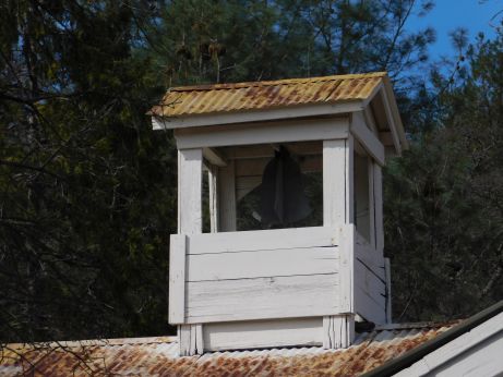 [Picture of Amador Schoolhouse bell tower]